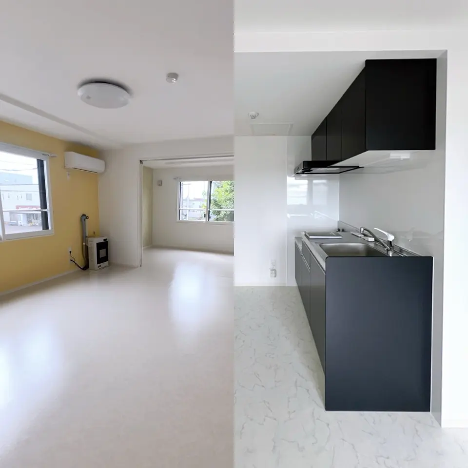 夫婦で住める居室も配備。